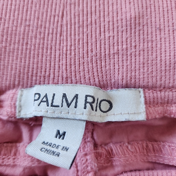 Palm Rio Chic Pink Kids Sweatpants Size M - Picture 2 of 14